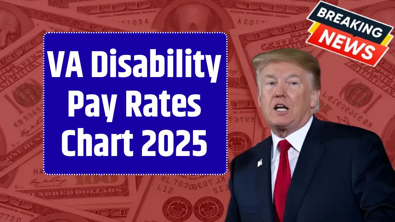 VA Disability Pay Rates Chart 2025